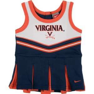 Virginia Cavaliers Nike Girls (4 6X) Cheerleader Set:  
