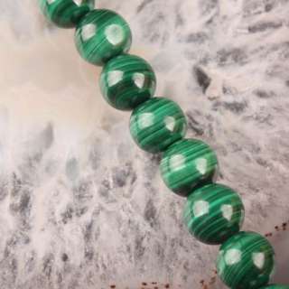 A+ Natural Malachite Gemstone Round Loose Beads 8X8MM  