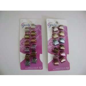  2 GOODY HAIR CLAW CLIP SMALL (24 TOTAL) CHARLOTTE Beauty