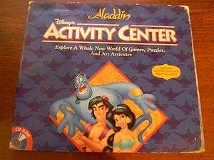   ALADDIN ACTIVITY CENTER CD ROM WINDOWS/MAC, GAMES, PUZZLES & ART