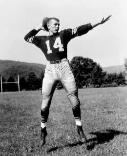 Hall of Fame quarterback Johnny Unitas during a rookie training camp 