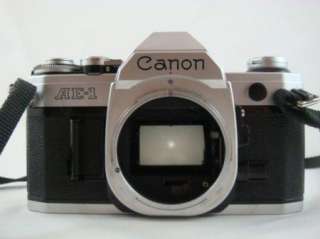 Vintage 1978 Canon AE 1 35mm Camera Body Only With Strap S631  