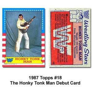  Topps The Honky Tonk Man WWE Debut Card
