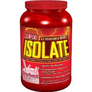 MET Rx   Protein Powder   100% Ultramyosyn Whey Isolate   Berry Punch 