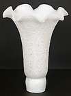 LILY VENETIAN WHITE   TEXTURED LAMP SHADE GLOBE LILLY