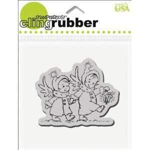    Stampendous Christmas Rubber Stamp, Little Angels: Home & Kitchen