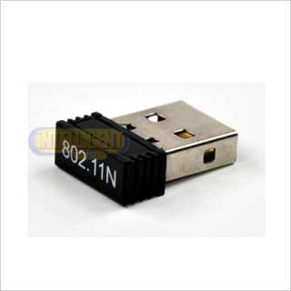 Mini Nano 150Mbps 802.11n USB Wifi Wireless N LAN Network Adapter Card 