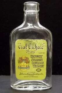 1930s Crab Orchard Brand mini/miniature whiskey bottle   Louisville 