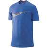 Nike Bball Swoosh T Shirt   Mens   Blue / Red