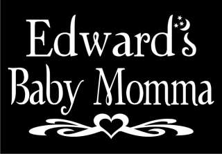 EDWARDS BABY MOMMA Ladies BLACK T Shirt XS 2X twilight  