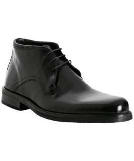 Cole Haan black leather Ontario chukka boots  