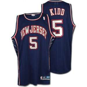  Jason Kidd Navy Reebok NBA Authentic New Jersey Nets Jersey 