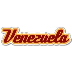  Venezuela Baseball Team sticker decal 7 x 2 Automotive