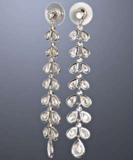 Jardin silver bezel cz pear drop earrings  BLUEFLY up to 70% off 