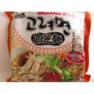 Paldo Korean Noodle, Artificial Chicken, 4.05 oz (20 packs)  