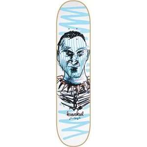  Krooked Gonz Injun Skateboard Deck   7.81 Blue Limited 