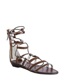 Matiko brow glazed leather Emma gladiator sandals   up to 70 