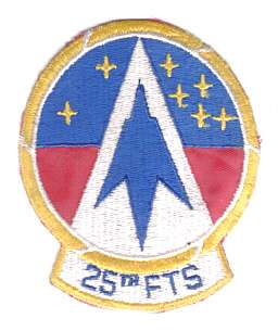 US Air Force Patch 25th Fighter Training Squadron  