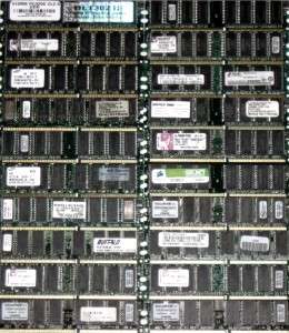 Assorted Memory 512MB DDR Memory/RAM (20 Sticks)  