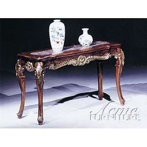  Acme Furniture Marble Top Sofa Table 07317