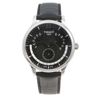   Tradition Leather Strap Perpetual Calendar Watch T0636371605700  
