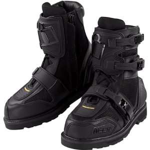  Icon Field Armor Mens On Road Motorcycle Boots   Black 