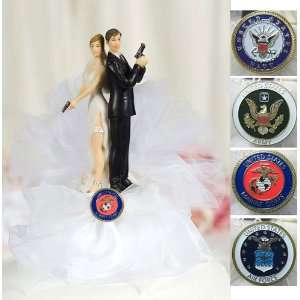  Sexy Spy Military Cake Toppers (Air Force ,Navy, Army 