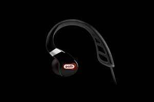 Polk Audio UltraFit 3000 In Ear Canal Sports Headphone BLACK 