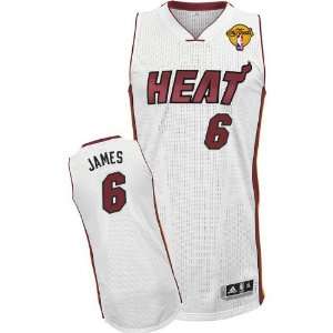 2012 NBA Finals Jerseys   KIDS Miami Heat 6 James, LeBron White Jersey 