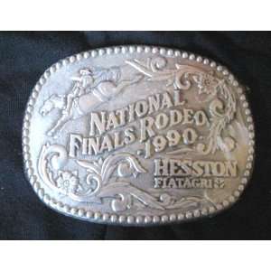  Hesston Adult Belt Buckle   National Finals Rodeo 