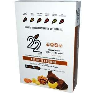  22 Days, Protein Bars, Nut Butter Buddha, 12 Bars, 1.7 oz 