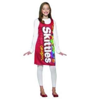 Skittles Candy Wrapper Tank Dress Costume Tween New  