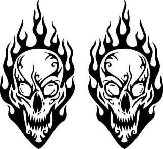 rc/hobby airbrush stencils paint masks skull&flames#3  