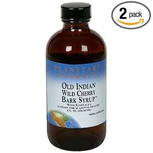  Planetary Herbals Old Indian Wild Cherry Bark Syrup, with 