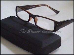 Magnifying READING Eye GLASSES with HARD CASE ___ +1.75  