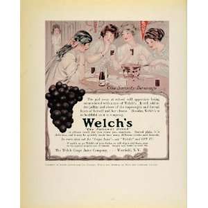   Grape Juice Vassar Sorority Sisters   Original Print