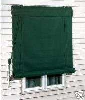 Designer Retractable Window Awning   Green Awning  
