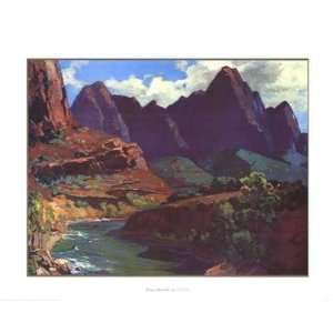 Utah Franz Bischoff. 40.00 inches by 32.00 inches. Best Quality Art 
