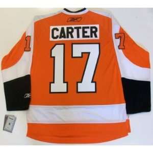  Jeff Carter Philadelphia Flyers Real Rbk Jersey Medium 