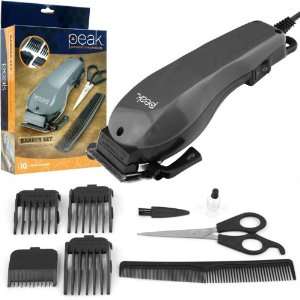   Peak Barber Set   Complete Hair Cutting Kit   10 pc. 