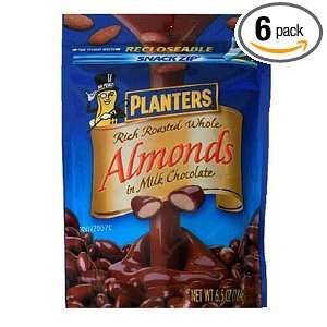 Planters Almond In Milk Chocolate, 6.5 Ounce Units (Pack of 6)
