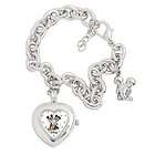   Women s 42938 1 1 Disney Mickey and Minnie Charm Bracelet Watch