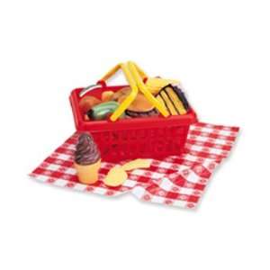   LEARNING RESOURCES PICNIC PLAY FOOD BASKET 16 PIECES: Everything Else