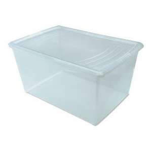 Clear Plastic Boxes   Large Deep 