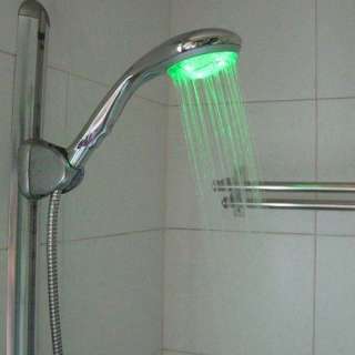 Romantic LED Shower Head with temperature Sens 3 colors  