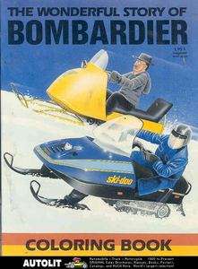 1940 1986 Bombardier Ski Doo Snowmobile Coloring Book  