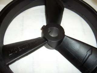 10 Dia Air Compressor Flywheel Pulley 3/4 Bore Uses 1/2 Belt  