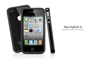 SGP Neo Hybrid 2S Vivid Series Case [Soul Black] for Apple iPhone 4S 