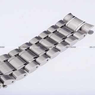   KS Official Stainless Steel Silver Tone 20MM Watch Band Bracelet Pin