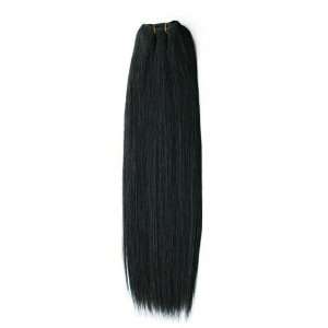   Brazillian Remy Hair #1B Silky Straight 100% REAL HUMAN HAIR Beauty